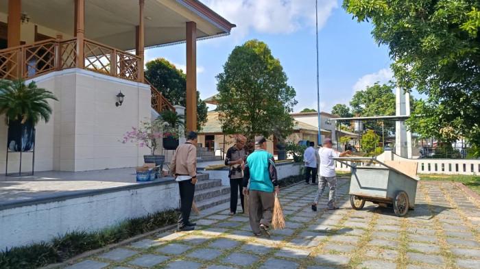 Suasana di Rumah Duka Rachmat Gobel di Kecamatan Tapa 66666666