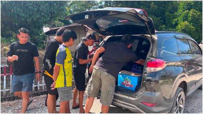 PENCURIAN - Tim Resmob Polres Luwu, Sulawesi Selatan, meringkus se