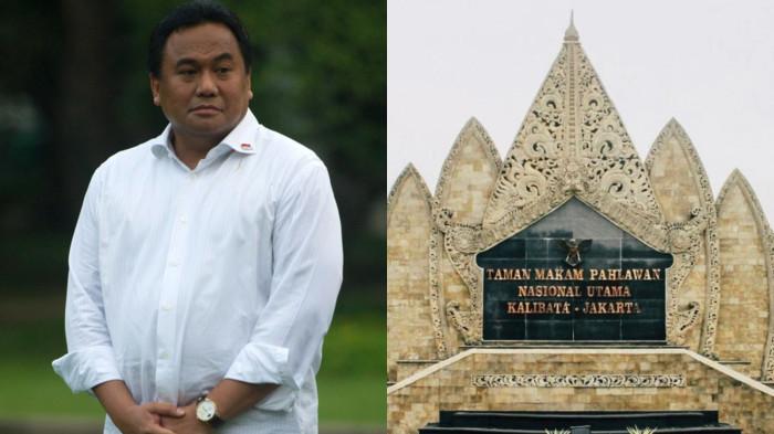 RG -- Keluarga menetapkan Rachmat Gobel akan dimakamkan di TMP Nasional Utama Kalibata, Jakarta Selatan. Keputusan itu disampaikan Staf Khusus Rachmat Gobel, Nasihin Masha, setelah musyawarah keluarga.