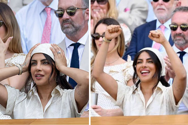 Priyanka Chopra turns heads with chic Wimbledon look
