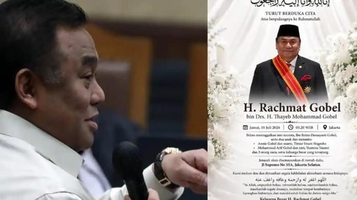 RACHMAT -- Sosok Rachmat Gobel Anggota DPR RI sekaligus mantan Menteri Perdagangan yang meninggal dunia