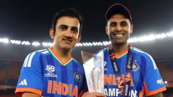 Gautam Gambhir And Suryakumar Yadav (Image Source: Suryakumar Yadav's India T20I captaincy future hangs on Gautam Gambhir's call.