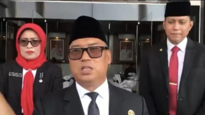 TIKET BODONG PESPARAWI  - Wakil Gubernur Kepri, Nyanyang Haris Pratamura menyampaikan, langkah yang dilakukan pemerintah soal kasus tiket bodong tim paduan suara wanita (PSW) Pesparawi Kepri. Foto diambil Jumat (10/7/2026).