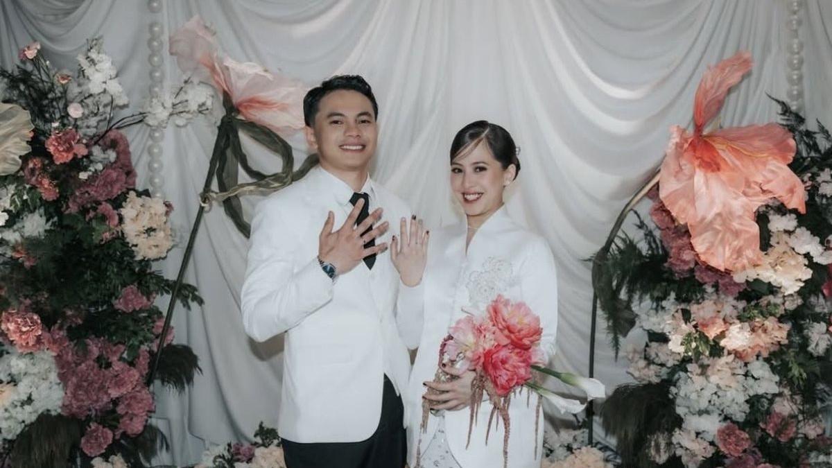 PENIKAHAN ARTIS - Adhisty Zara dan Tsaqib di hari pernikahannya.(Instagram.com/zaraadhsty)