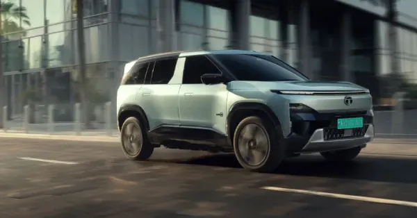 tata sierra ev running 