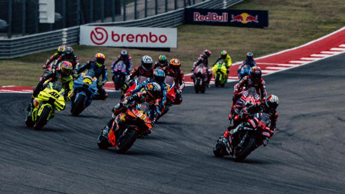 MOTOGP 2026 - Perhelatan sprint race MotoGP Amerika 2026 di Circuit of The Americas atau COTA pada 28 Maret 2026 waktu setempat. (Foto Arsip Maret 2026). (Foto: Aprilia)