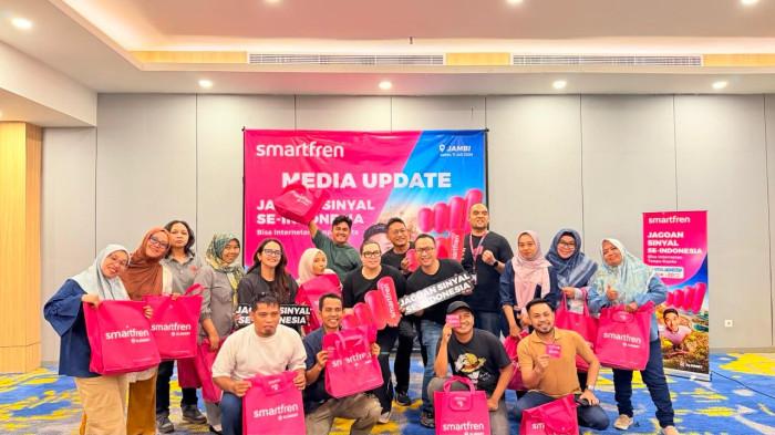 XLSMART gelar media update SMARTFREN Fun Run 2026 di Jambi di YELLO Hotel Jambi pada  Sabtu, 11 Juli 2026