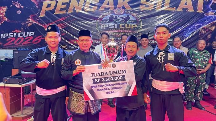 Penutupan Pencak Silat IPSI Championship Bangka Tengah Tahun 2026 Sabtu (11/7/2026).