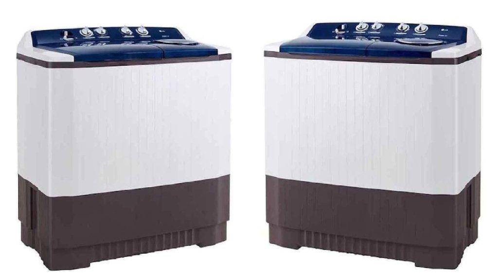 LG Mesin Cuci 2 Tabung Twin Tub 17Kg P1700RT | Punch +3 | 3 Program Pencucian | Wind Jet Dry.