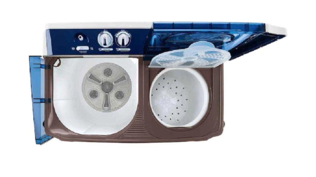 LG Mesin Cuci 2 Tabung Twin Tub 17Kg P1700RT | Punch +3 | 3 Program Pencucian | Wind Jet Dry.
