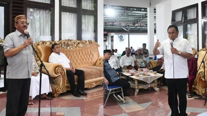 KENANGAN - Anggota DPR - RI Rahmat Gobel saat buka puasa bersama dengan Bupati Boalemo  Rum Pagau dan di rumah Jabatan Bupati, pada Minggu (15/3/2026). Bupati Boalemo Rum Pagau mengenang kebaikan anggota DPR RI Rachmat Gobel semasa hidup.