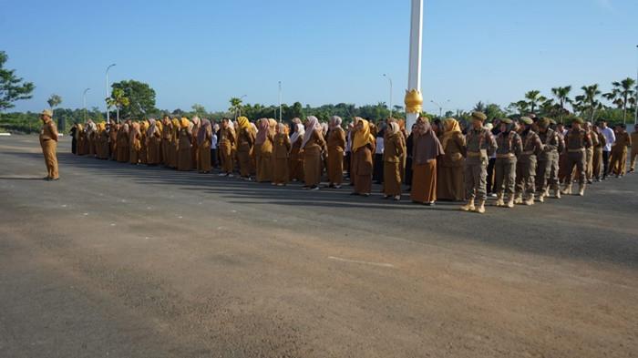 Suasana upacara Hari Koperasi Nasional yang digelar Pemkab Kotabaru