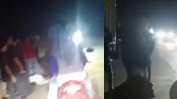 KECELAKAAN DI MUARO JAMBI - Kecelakaan maut di Jalan Lintas Mendalo Darat, Kecamatan Jambi Luar Kota (Jaluko), Kabupaten Muaro Jambi, Jumat (10/7/2026). Seorang pria meninggal dunia. (IG jambihits_id)
