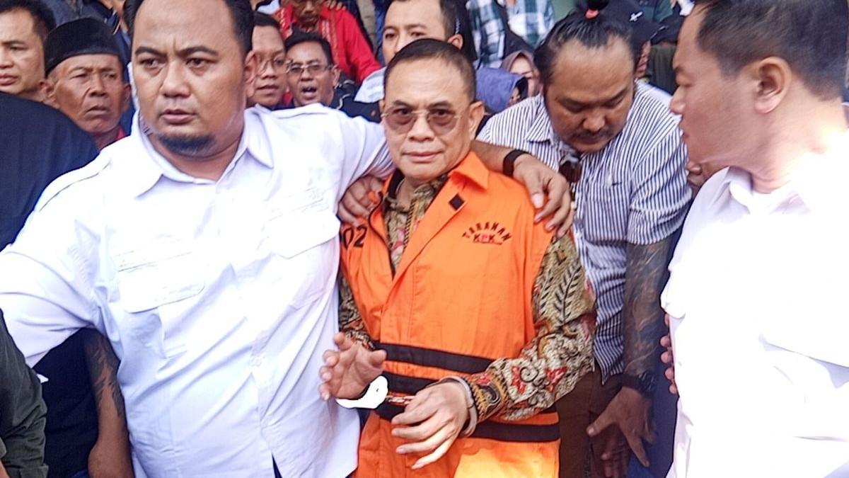 KASUS KORUPSI - Bupati Nonaktif Pati, Sudewo usai mengikuti sidang di Pengadilan Tipikor Semarang, Jawa Tengah.