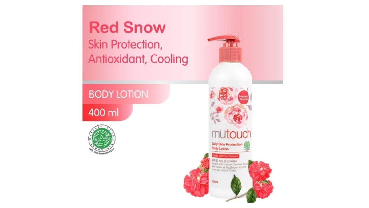 Ilustrasi varian Goat’s Milk Body Lotion Red Snow
