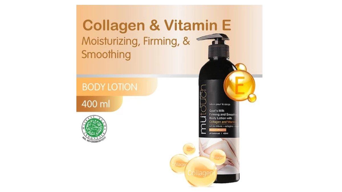 Ilustrasi varian Goat's Milk Body Lotion Collagen & Vitamin E