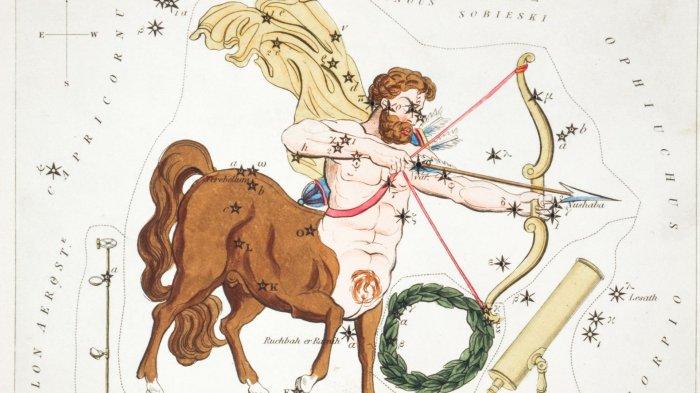 Ilustrasi zodiak Sagitarius