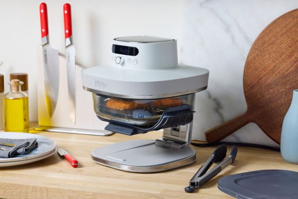 Ninja Crispi Pro 6 Quart 1-in-1 Air Fryer on a kitchen counter Credit: EatingWell