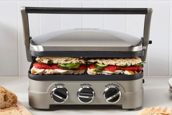 Cuisinart Griddler Indoor Grill, Panini Press, Sandwich Credit: Amazon