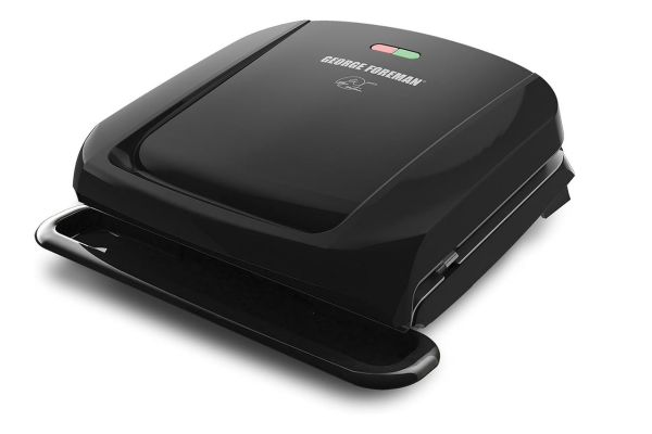 George Foreman 4-Serving Removable Plate Electric Grill Credit: Amazon