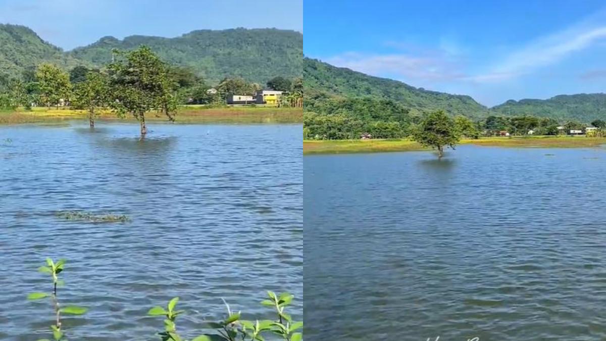WISATA KLATEN - Danau dadakan di Gantiwarno Klaten.