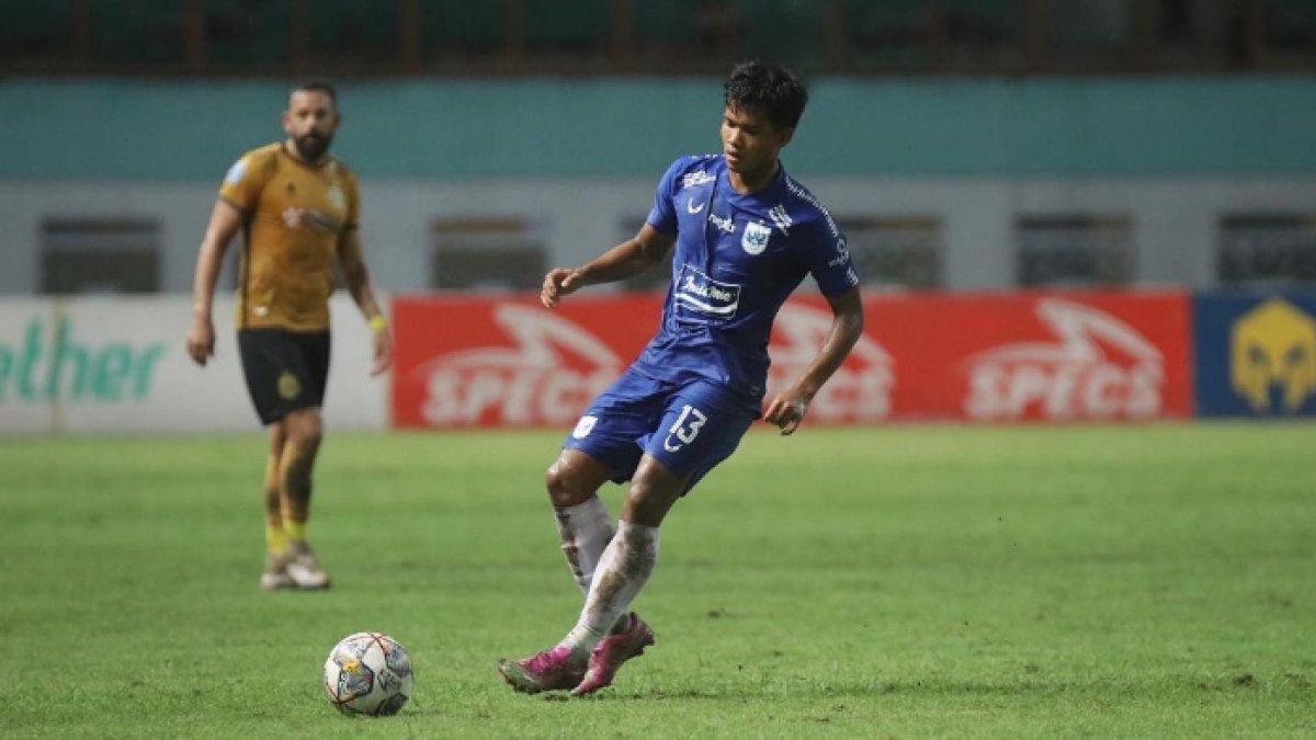 Bayu Fiqri ketika membela PSIS Semarang di putaran kedua Liga 1 2022/2023.