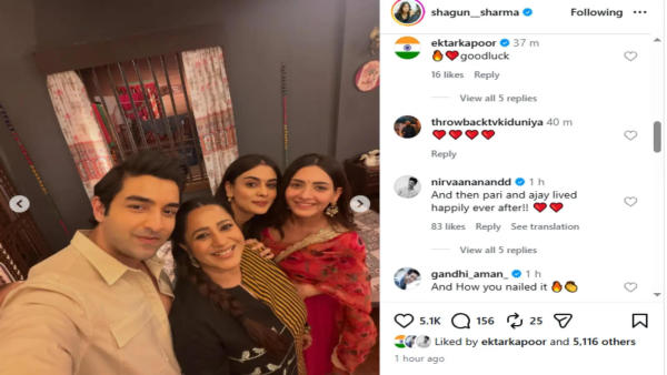 Celebs React To Shagun Sharma's Post
