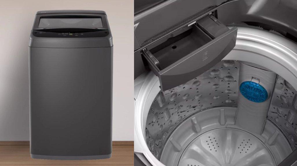 LG Mesin Cuci Top Loading 9 Kg - TurboDrum - Soft Closing Door - Quick Wash - 6 Washing Programs - T2109NBTM.