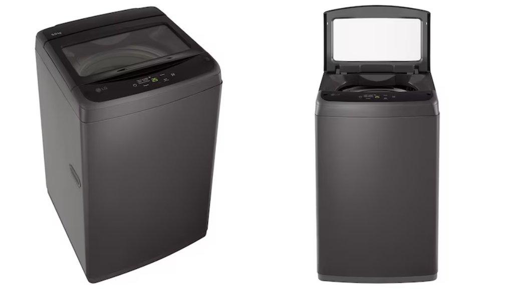 LG Mesin Cuci Top Loading 9 Kg - TurboDrum - Soft Closing Door - Quick Wash - 6 Washing Programs - T2109NBTM.