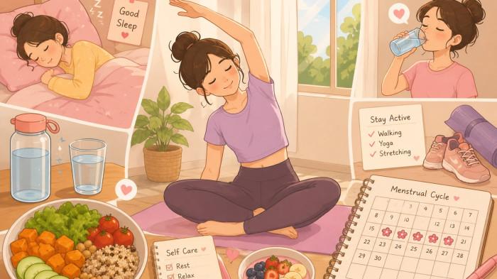 20261607- Ilustrasi cara meredakan PMS