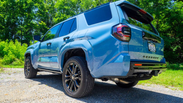 2026 Toyota 4Runner left rear three-quarter view