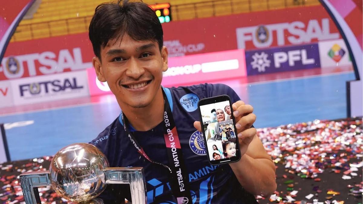 PROFIL- Muhammad Fajriyan pada ajang Futsal Nation Cup 2025 yang diunggah pada akun instagram @fajriyanelbajrie pada, Senin (28/4/2025)