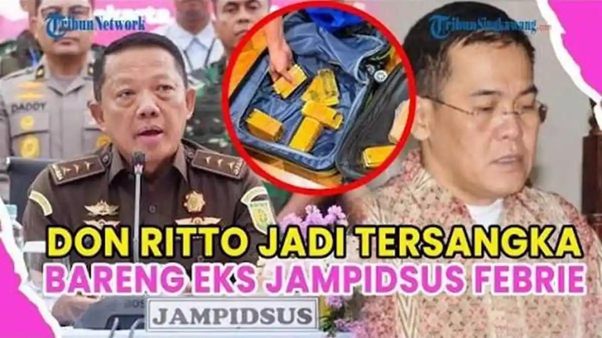 KASUS KORUPSI - Sosok Don Ritto, pengacara yang jadi tersangka korupsi bersama eks Jampidsus Febrie Adriansyah.