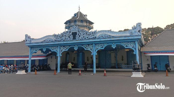 Suasana Kori Kamandungan Keraton Solo jelang revitalisasi, Sabtu (18/7/2026)