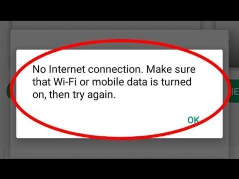Internet suspended