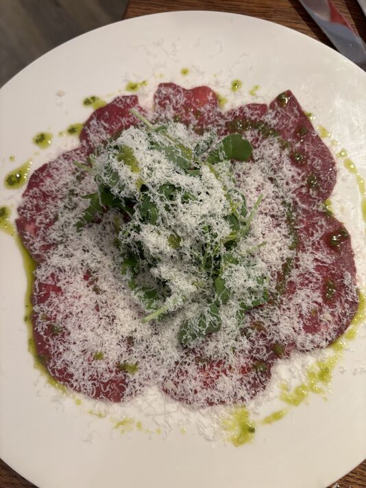 Beef carpaccio Beef carpaccio