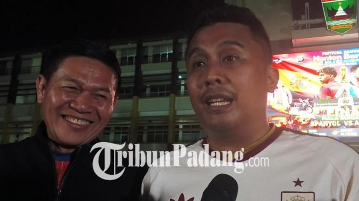 NOBAR PIALA DUNIA- Wakil Gubernur Sumatera Barat, Vasko Ruseimy, memberikan keterangan usai menyaksikan nobar pertandingan final Piala Dunia 2026 di Kantor Gubernur Sumbar, Senin (20/7/2026).
