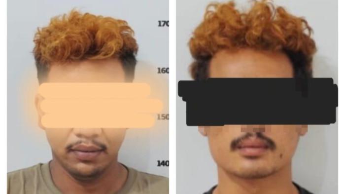 PELAKU TINDAK ASUSILA - Dua pelaku tindak asusila terhadap anak di bawah umur di Batam dengan modus pacaran, yang ditangkap Unit Reaksi Cepat Polsek Sagulung, Rabu (15/7/2026) lalu.
