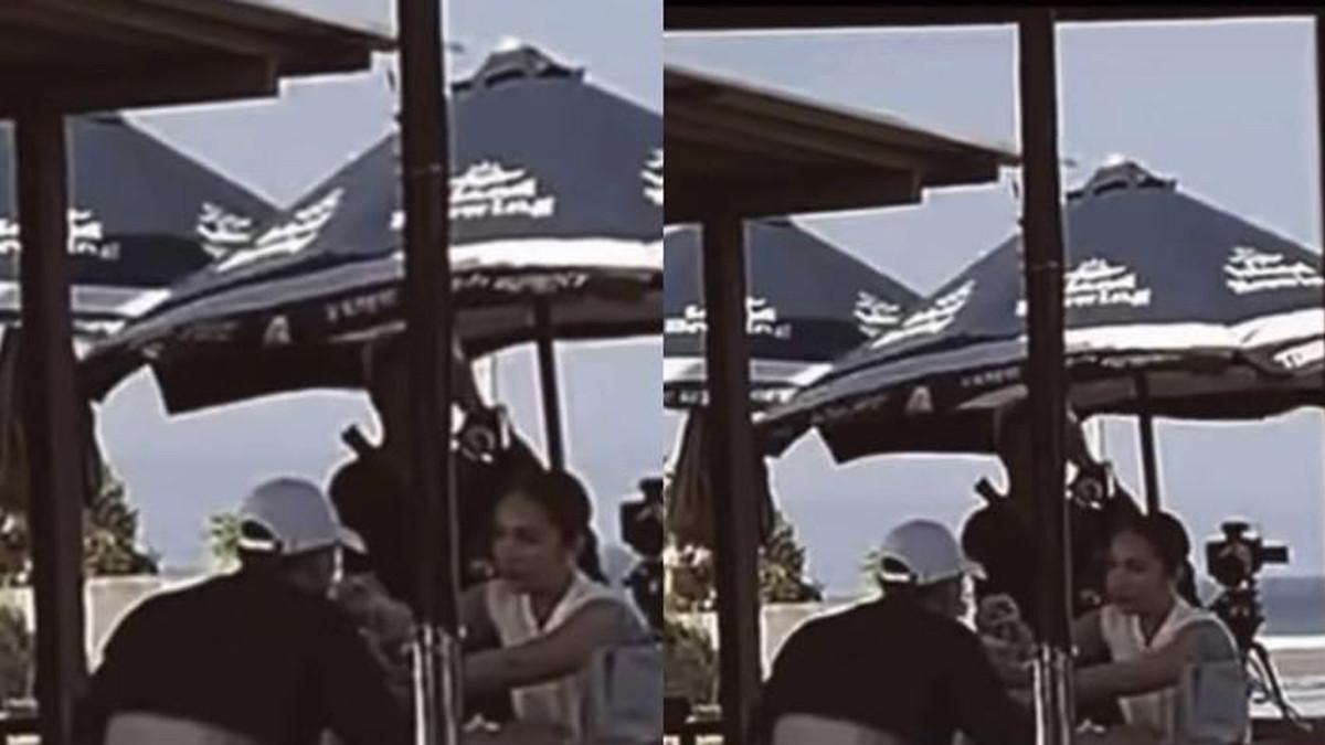 GOSIP ARYA SALOKA - Asha Assuncao kepergok menyuapi Arya Saloka pakai tangannya langsung saat berada di lokasi syuting di Bali.