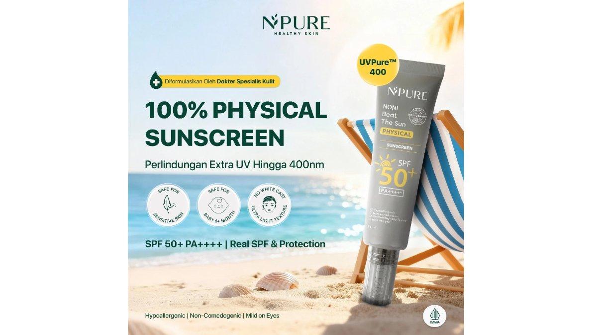NPURE Noni Beat The Sun Physical Sunscreen SPF 50 PA
