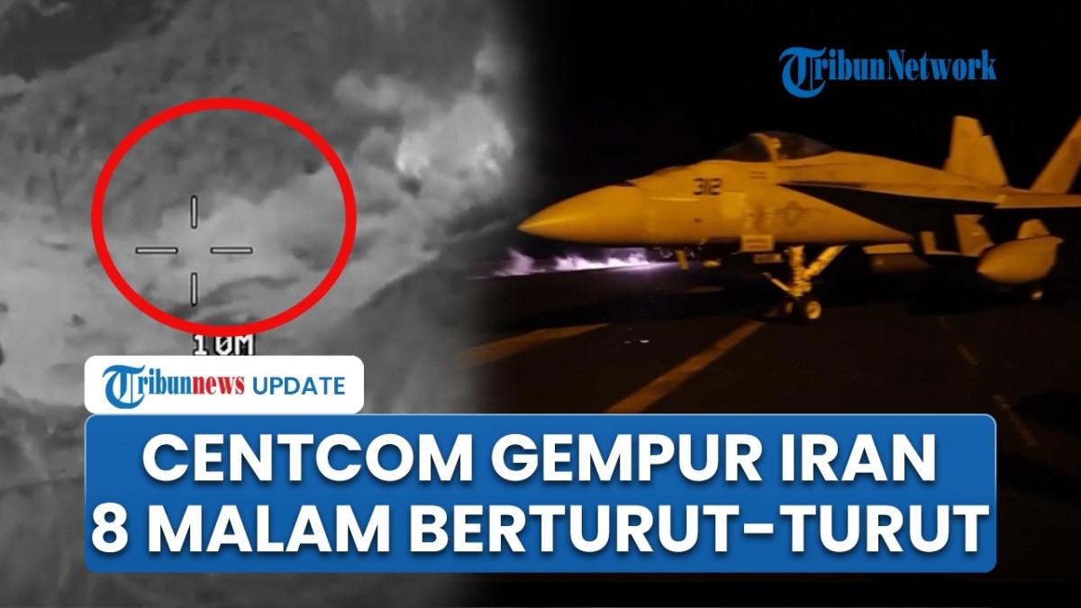KONFLIK TIMUR TENGAH - Thumbail YouTube Tribunnews soal Amerika Serikat serang Iran selama delapan hari