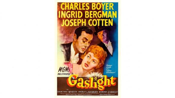 Poster film Gaslight (1944), yang menginspirasi lahirnya istilah gaslighting dalam psikologi. (Wikimedia Commons)