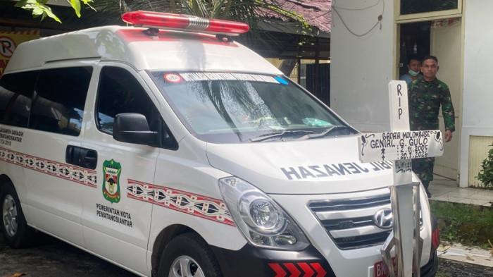 SISWA TAMTAMA MENINGGAL - Jenazah Genial G Gulo (21) siswa Tamtama TNI-AD Rindam I/BB akan dibawa ke kampung halaman di Nias, Selasa (21/7/2026)