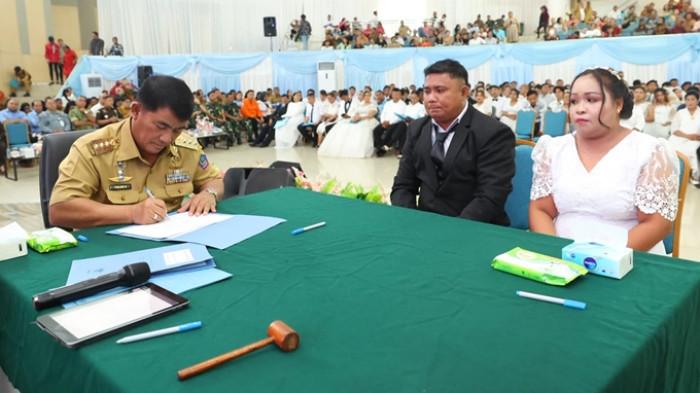 perkawinan massal di Kota Manado pada Selasa (21/7/2026).