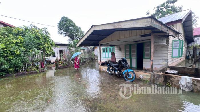 Banjir di Lorong Fajar Dabo Singkep