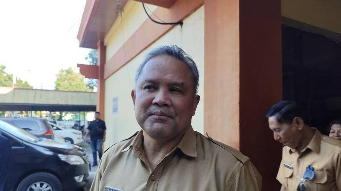 PENJELASAN PON - Kepala Dinas Pemuda dan Olahraga NTT Alfons Theodorus saat memberikan penjelasan tentang pelaksanaan PON 2028. Senin, (21/7/2026).