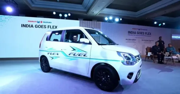 maruti suzuki wagonr flex fuel showcased in india maruti suzuki wagonr flex fuel showcased in india