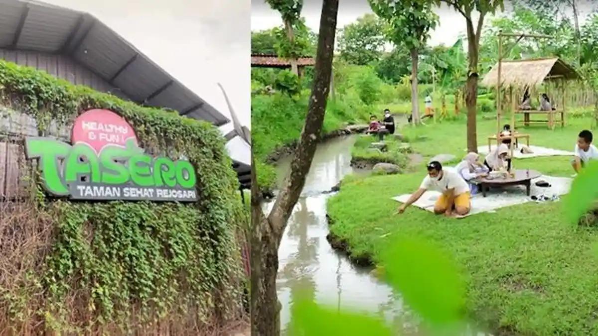 WISATA KLATEN - Suasana Taman Sehat Rejosari (Tasero) yang berada di Jalan Delanggu-Polanharjo, Desa Sabrang, Kecamatan Delanggu, Klaten, Jawa Tengah. Tasero masuk daftar rekomendasi wisata kuliner di Klaten.