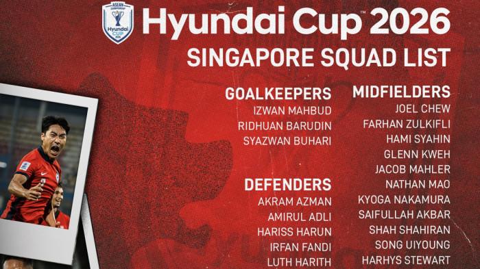 Daftar 25 pemain Singapura untuk Piala AFF 2026 resmi dirilis pada Senin (20/7/2026), Gavin Lee membawa lima pemain naturalisasi, gabungan senior dan muda sebagai langkah regenerasi, serta hanya dua penyerang.