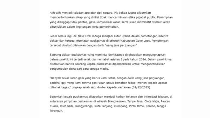 Nama dr Nevy Rizal ramai jadi sorotan publik, Rabu (22/7/2026).
